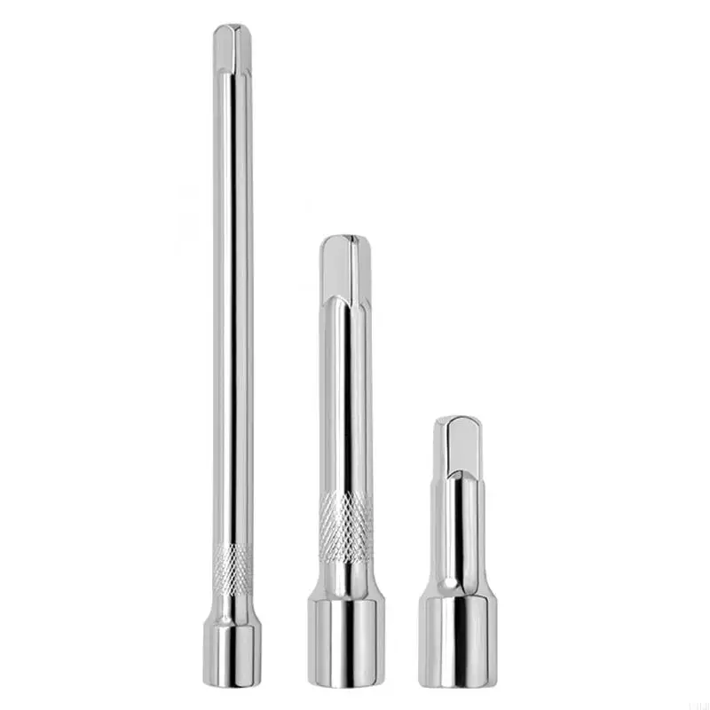 3Pcs Socket Extension Set Ratchet Extension Bars 75/150/250mm Long Bar Non-Slip Grip Hand Tool U4LB