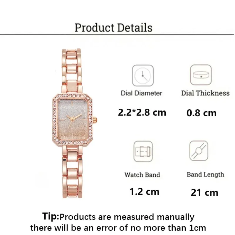 Montres à quartz carrées en cristal pour femmes, montres de luxe pour dames, design minimaliste, modules en acier inoxydable, horloge leton, robes de mode, marque