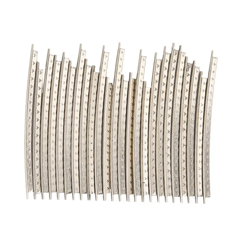 2.2mm Width 22 Frets/2.2mm Width 24 Frets Fret Wire​ Cupronickel Solid ​Fretwire Set​ Silver ​Guitar Fretwire​