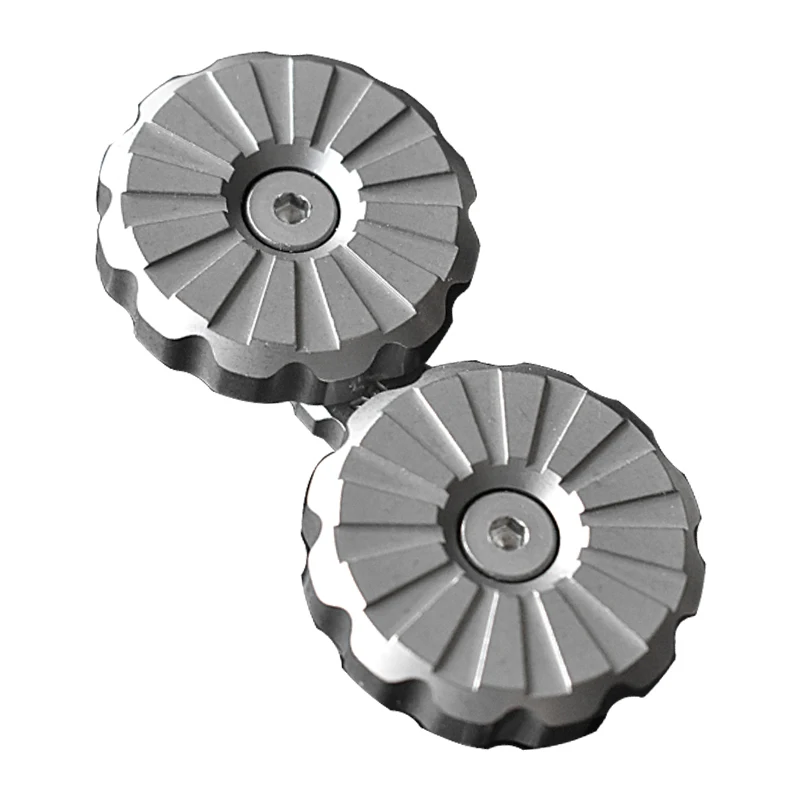 DANHUO dwurdzeniowy EDC mechaniczny metalowy zatrzask moneta opuszek palca metalowa karta Push dekompresja zabawka na biurko prezent