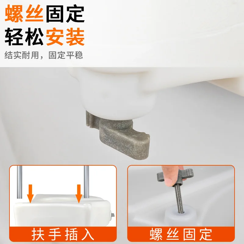 Cross-Border Elderly Toilet Height Increaser with Armrests, Pregnancy-Safe Height-Increasing Seat Cushion