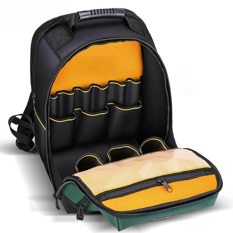 

WH107 Зеленый комплект с двойным плечом, износостойкий, многофункциональный, прочный, портативный, для установки, деревообрабатывающий рюкзак 31*26*43 см