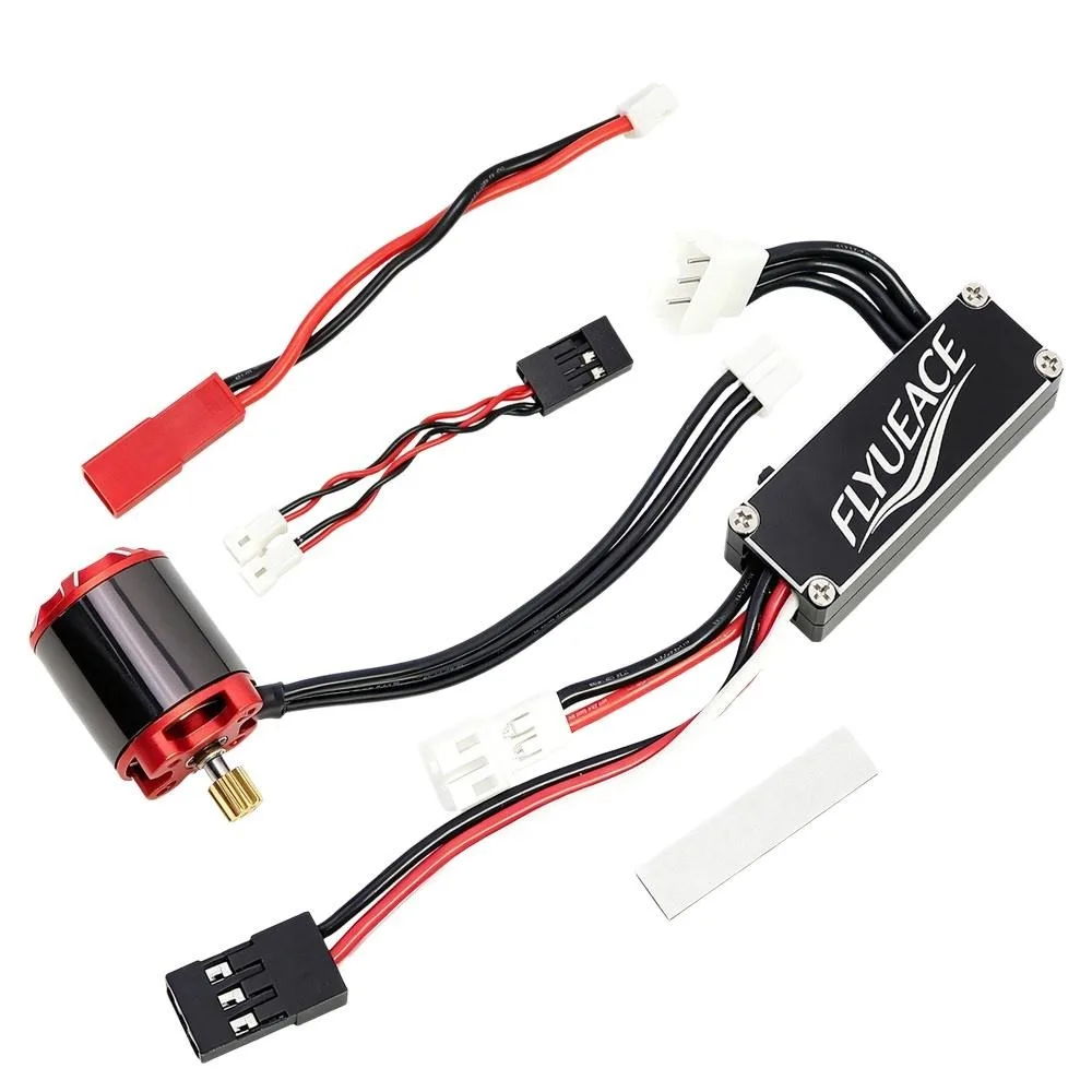 25A ESC With 5V 1A BEC 1212 5000KV Outer Rotor Brushless Motor Set 11T Gear 1S-3S LiPo for 1/30 SCX30 RC Crawler Upgrade Parts
