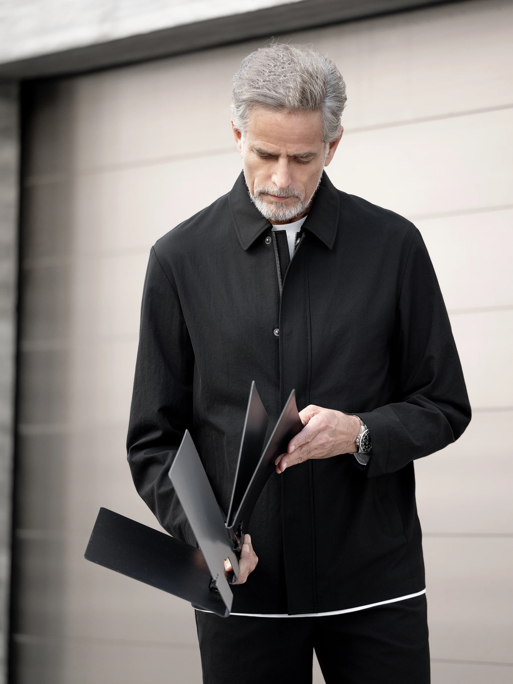 

Весенне-осенняя новая мужская куртка, модная пригородная куртка с воротником-стойкой для бизнеса и отдыха