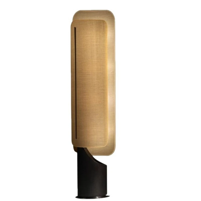 Retro designer bedside fabric desk lamp New Chinese modern Nordic living room bedroom study floor lamp
