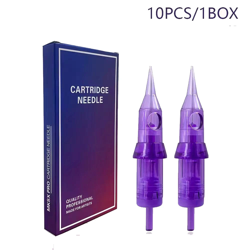 

10pcs/Box Universal Tattoo Cartridge Round Liner Shader Curved Magnum Tattoo Needle Cartridge