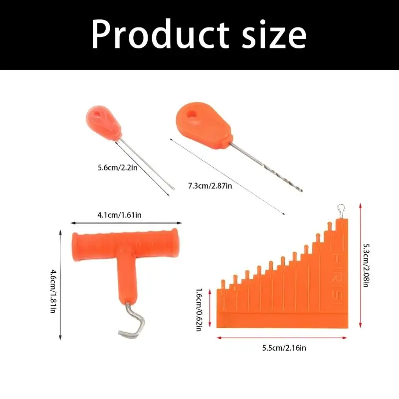 R6FE الصيد عقدة ربط أداة زعيم خط مجتذب أداة مع Boilie الخامس سدادة الحفار عقدة مجتذب الصيد الطعوم خط عراف