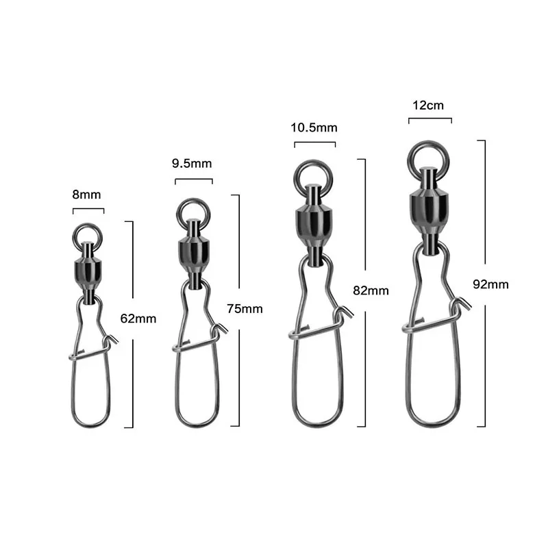 Weihe Conector Giratorio con Rodamiento de Bolas para Pesca - imagen 3