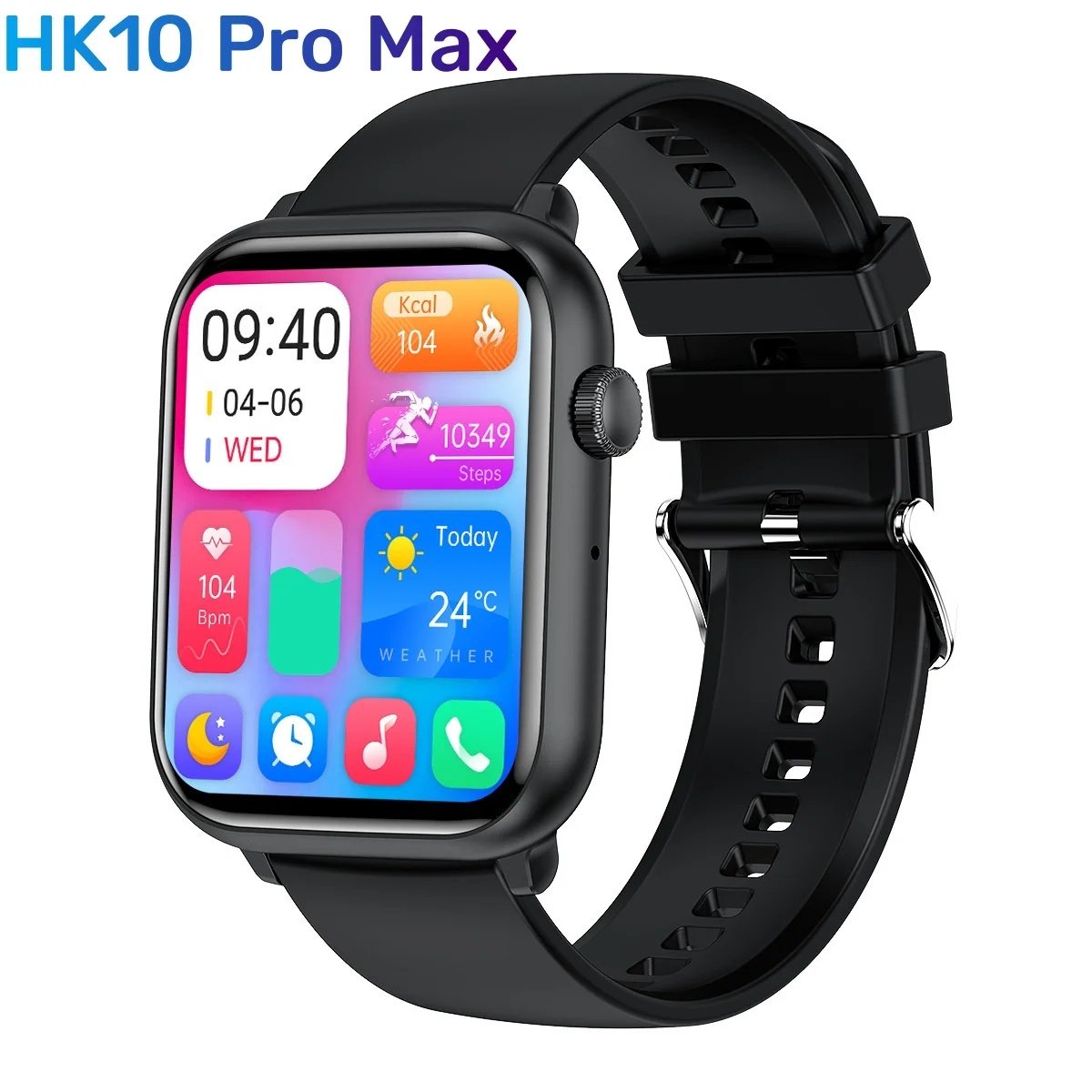 HK10 Pro Max Smart Watch Series 10 Men AMOLED Video Music AOD Fitness Tracker Women Series X Smartwatch for iOS Android