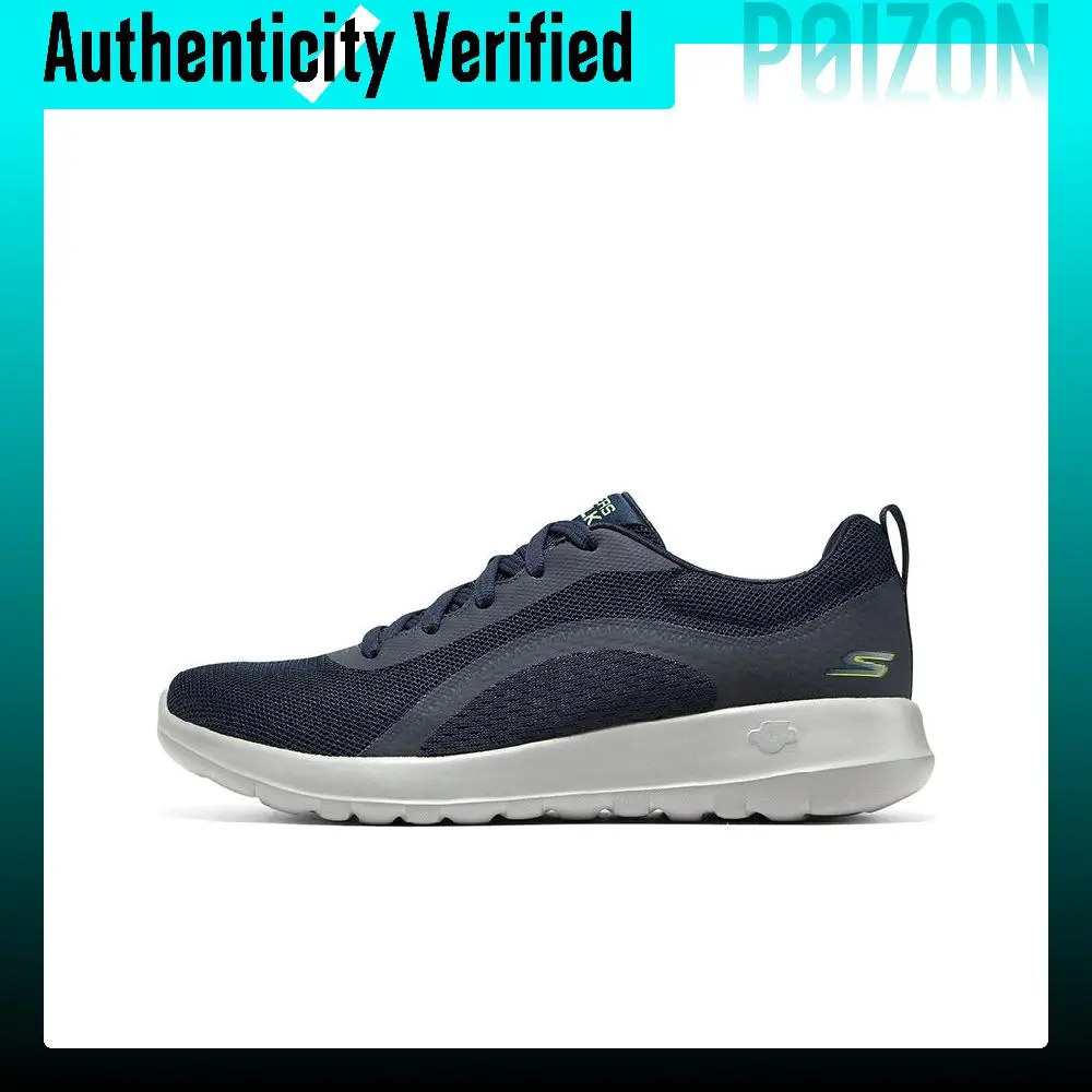 Skechers GO WALK Ma Mesh, Textile Low top Casual Shoes Men's Blue 216235-NVY