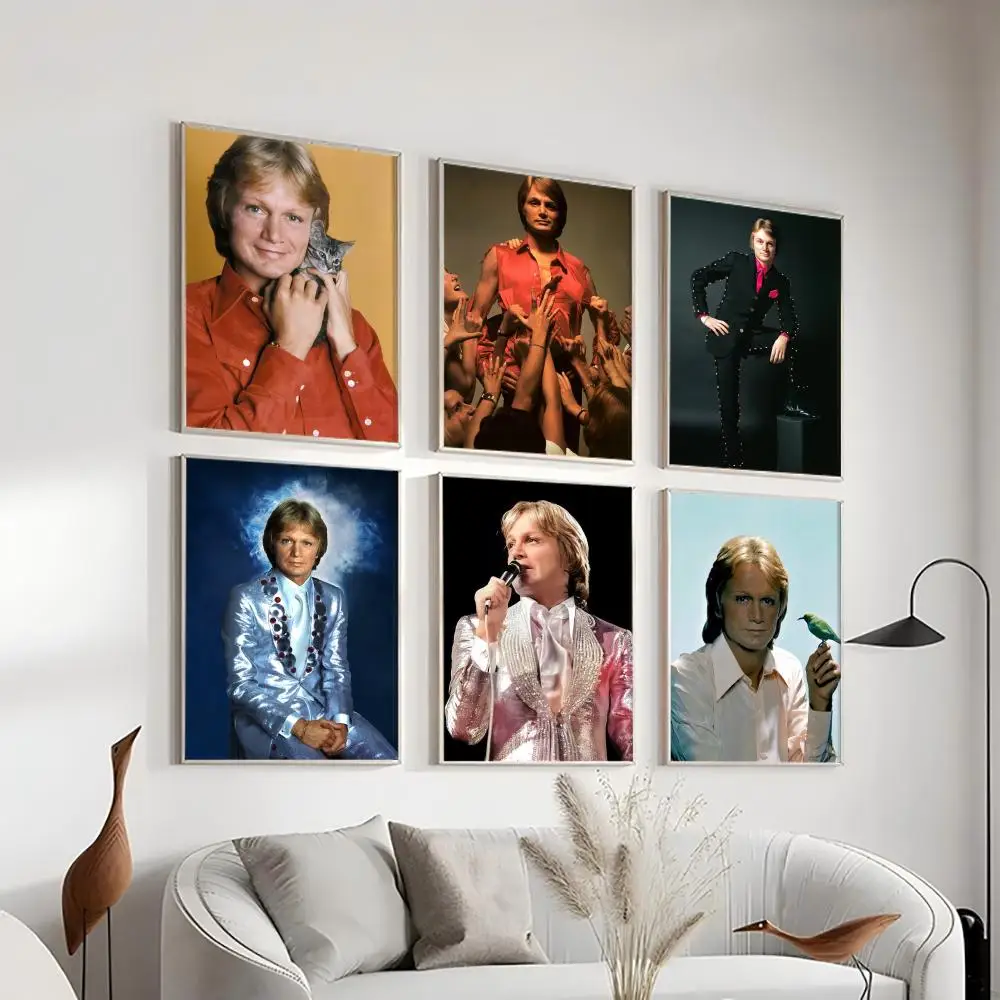 

French Singer C-Claude Francois Poster HD Art Sticky Wall Waterproof Home Living Room Bedroom Bar Aesthetic Decoration Gift