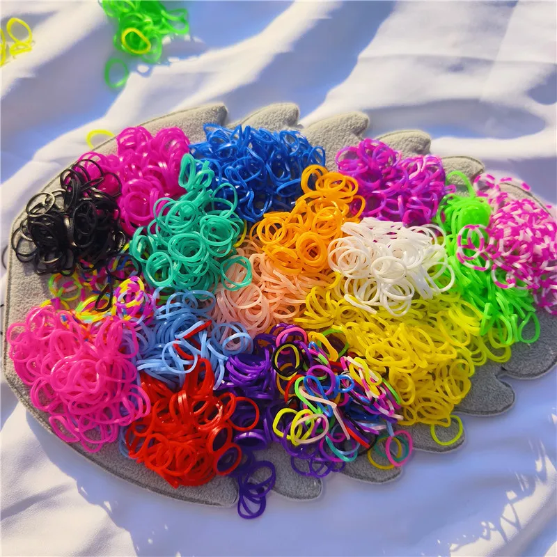 100PCS Pet Dog Cat Hair Bows Colorful Rubber Bands Colored Top Elastic for Dog Grooming Bows Puppy Accessories Pet Products