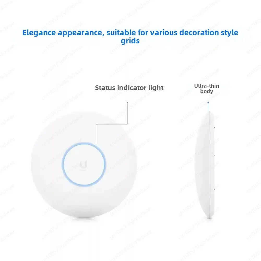 Unifi U6-PRO جيجابت ثنائي النطاق WiFi 6 (802.11Ax) نقطة وصول لاسلكية 5. 3 جيجابت في الثانية وإمدادات الطاقة (AT/AF)