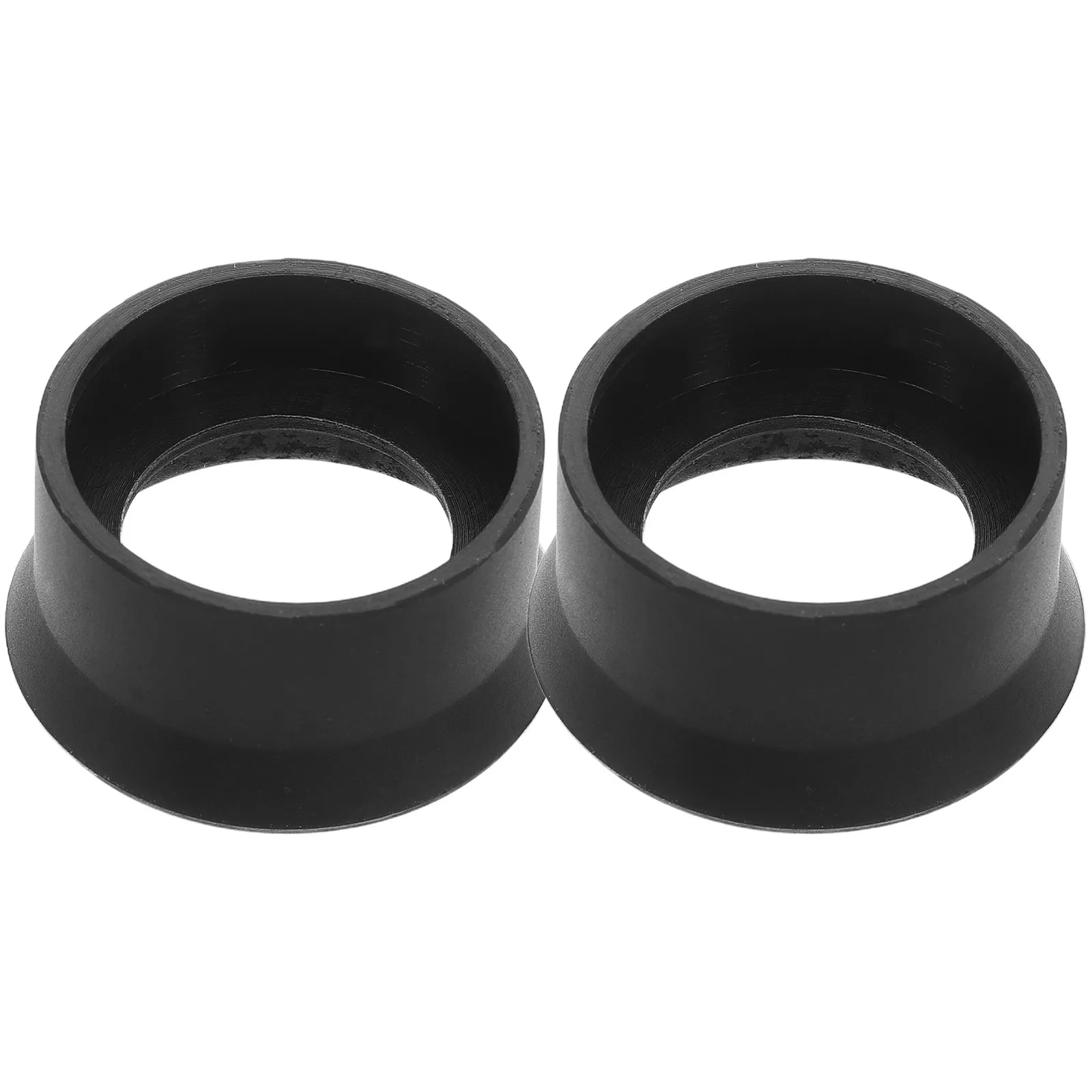 2Pcs Universal Rubber Eyepiece Guards Microscope Binoculars Eye Cup Replacement Anti-Glare Eye Shield Comfort Protection Set
