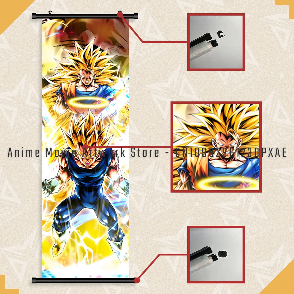 لعبة دراغون بول أساطير جدار الفن مخطوطات صور الساخن الدم جوكو أنيمي جدارية الملصقات معلقة اللوحة قماش طباعة ديكور المنزل #5