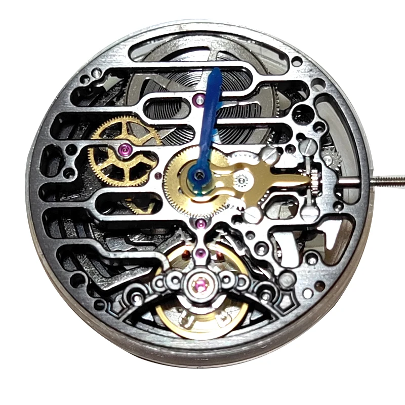Hangzhou 7500 Mechanical Automatic Movement 75 Hour Battery Life 28800 Frequency Black White for Watchmaker