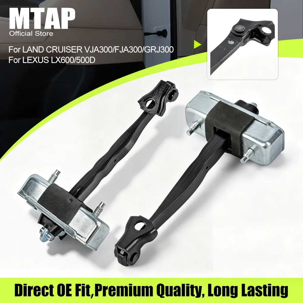 

Car Door Checker Stopper Front Rear Left Right For TOYOTA Land Cruiser LC300 2022-2026/LEXUS LX600 Door-Check Strap Arm