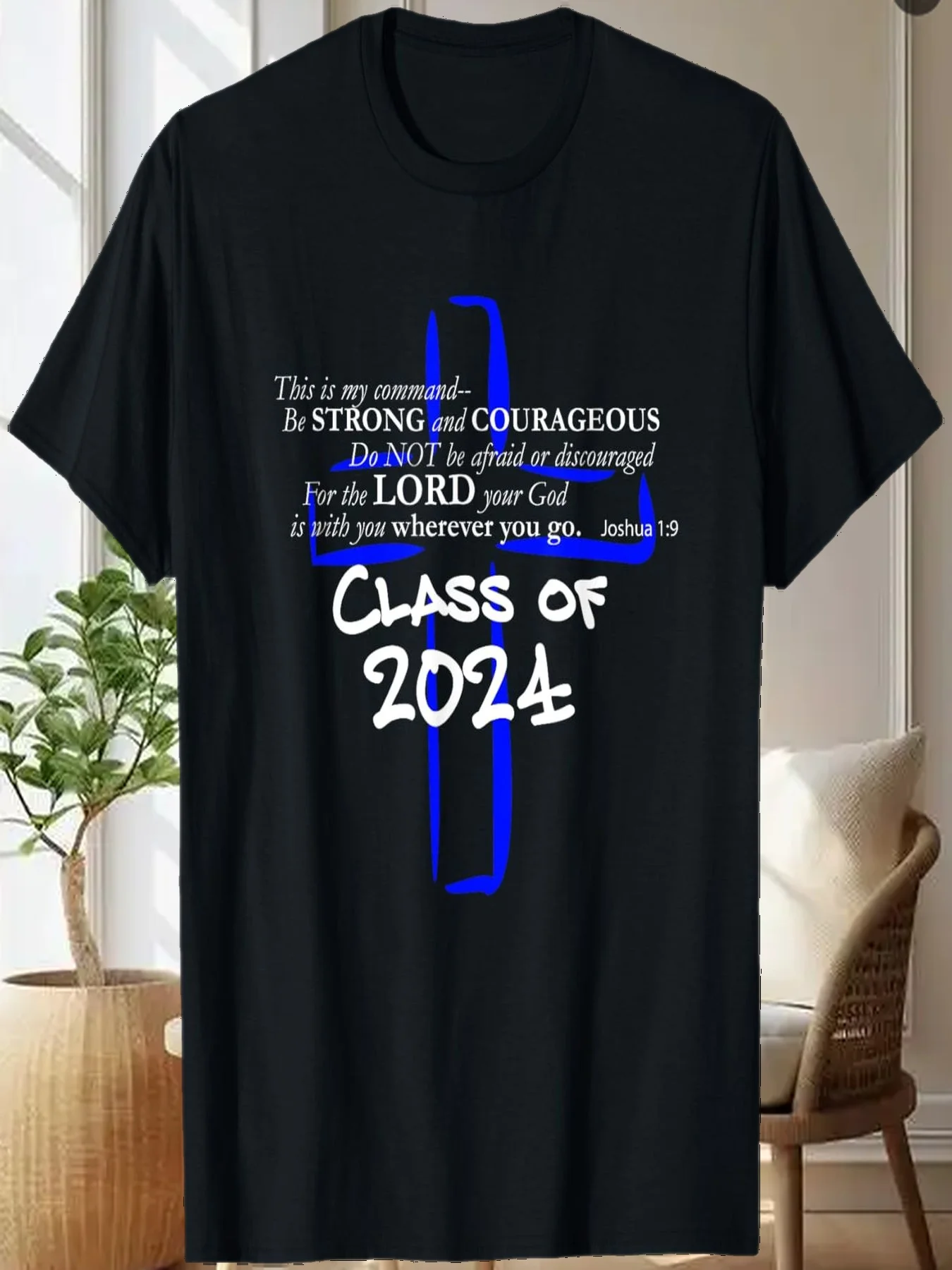 

Class of 2024 with Scripture T-Shirt