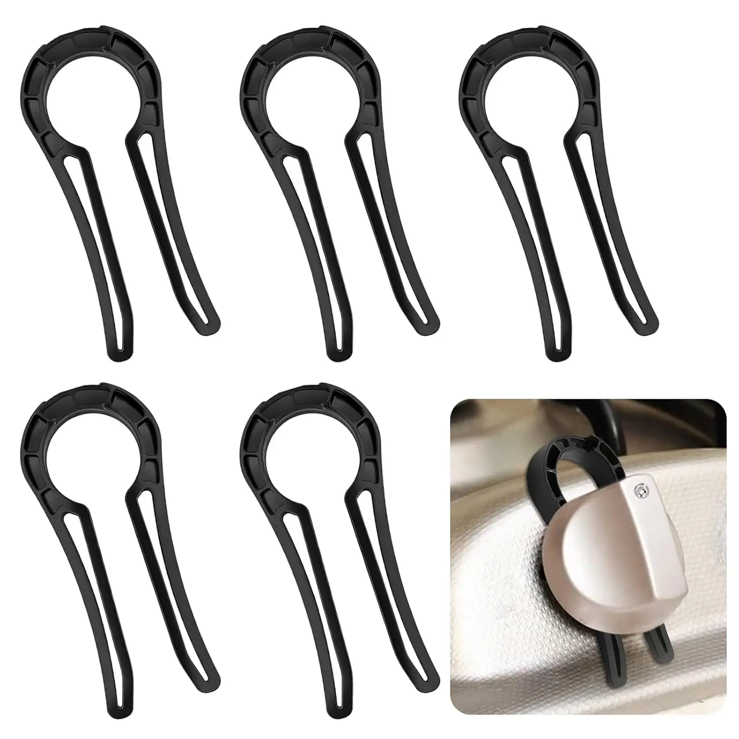 1-20PCS Gas Stove Knob Locks Stove Knob Gap Adapter Pins for Knob Gap Oven Safety Locks Child Proof Baby Safe Stove Knob Covers