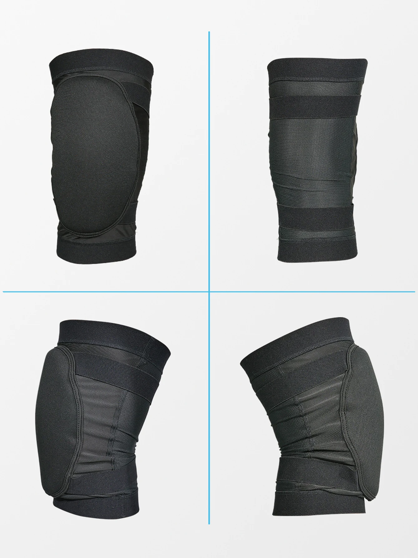 AVIVOR 2-Volleyball-Knieschützer, dicke Knieschützer für Erwachsene, Kniebandage mit Gummiband und Rutschfestigkeit für Basketball, Yoga, Wrestling – Detail 6