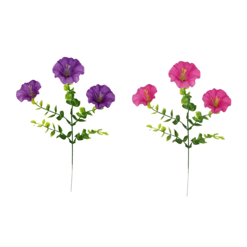 10 Bündel Künstliche Stiefmütterchen-Geranie-Blumen, Dekorative Blumen für Feiertage, Perfekt für Haus, Garten, Partys, Innen-/Außendekoration – Detail 7