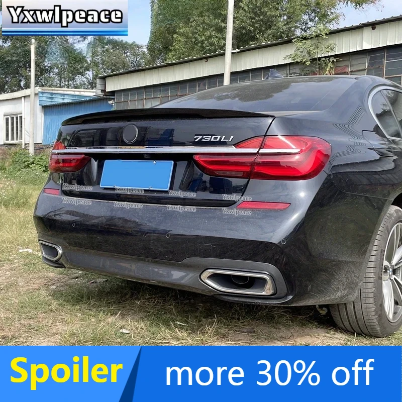 

For BMW 7 Series Spoiler 2016-2022 G11 G12 730 740 750 High Quality ABS Plastic Rear Trunk Lip Spoiler Body Kit Accessories