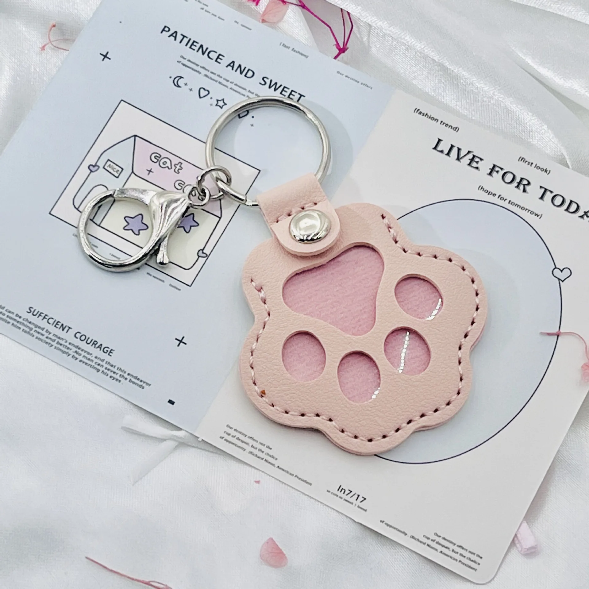 Personalisierter Haustierhaar-Aufbewahrungsanhänger Schlüsselanhänger Auto-Leder-Taschenanhänger Niedlicher Schlüsselanhänger Einzigartiges Hängendes Ornament Accessoires Geschenk – Detail 13