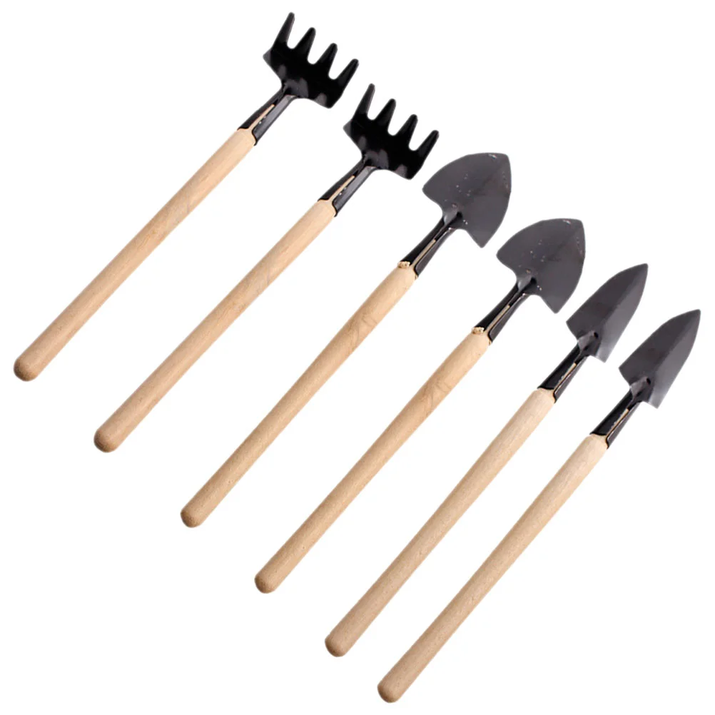 2 Sets Spreader Trowel Mini Tool Indoor Plants House Hand Rake Garden Gardening Tools Metal Kit Child