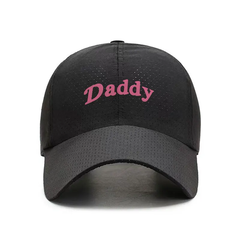 Daddy Quick Dry Baseball Cap Adjustable Unisex Outdoor Sports Casual Hat