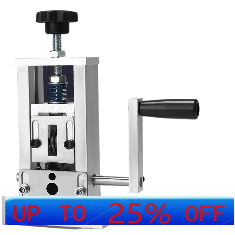 LMM small simple wire stripping machine waste copper wire household waste cable peeling machine automatic hand crank
