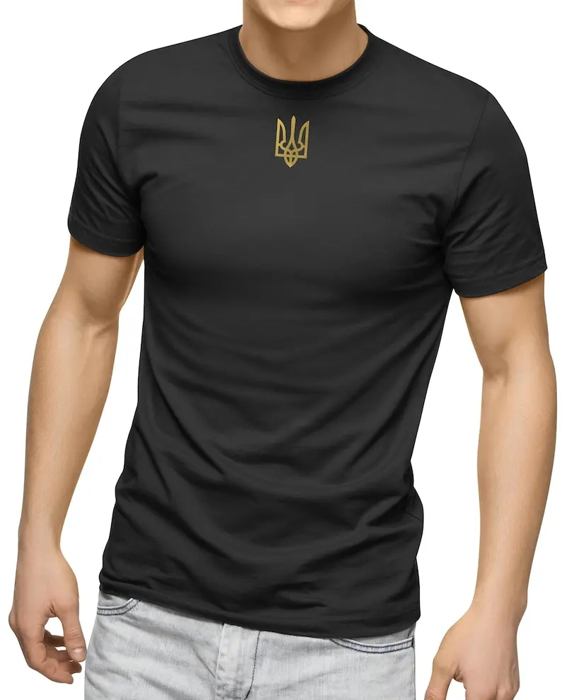 Ukrainian T shirt Zelensky trident graphic t shirts cotton tee tops o-neck