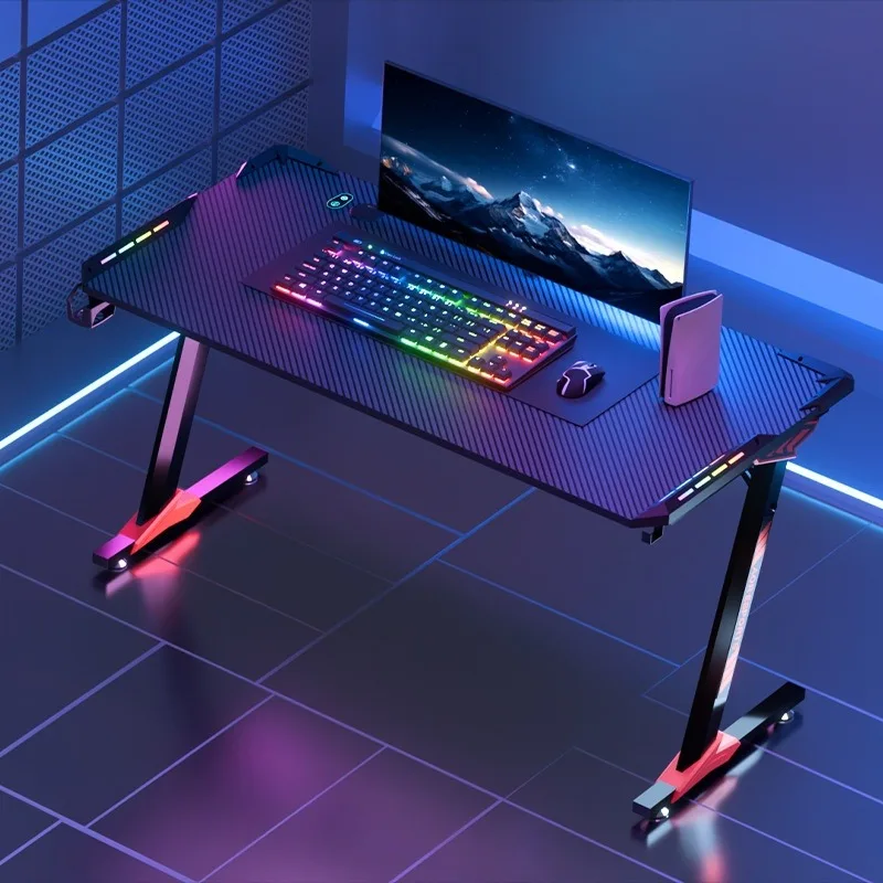 Gaming Computer Desk Home Office Student L Shaped Corner Desk Height Adjustable Sturdy Cable Management Mesa Gamer Escritorio