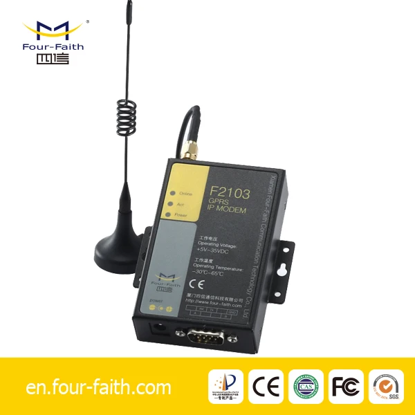 F2103 Gsm Gprs RS232/RS485 Modem for Electric Meter Reading, Sensor, PLC, SCADA, AMR, Telemetry