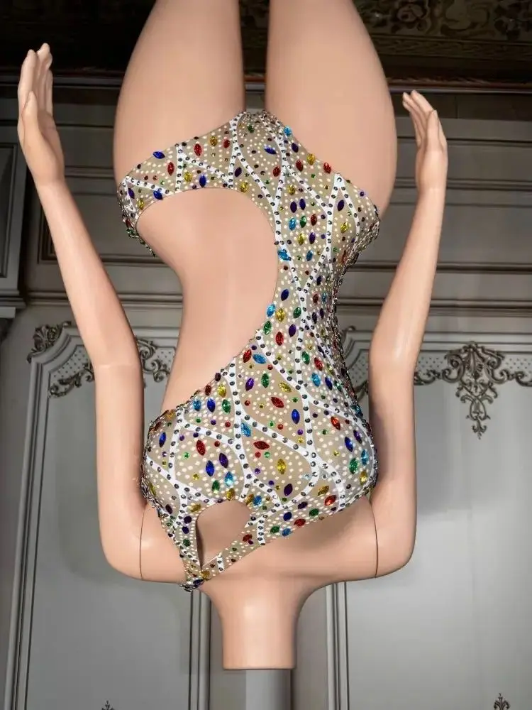 2026 Solid One-Piece Swimsuit Steel Support Chest Pad Asymmetric Design One-Shoulder 100% Nylon High-End Factory Direct Sales