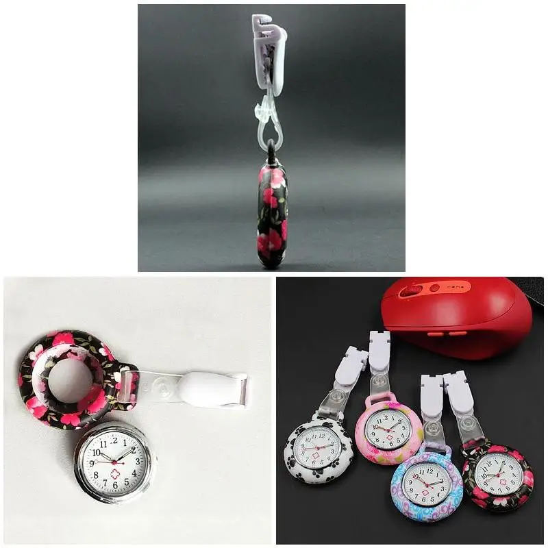ساعة جيب كوارتز للممرضات ، ساعة كوارتز فوب ، سوار سيليكون #6