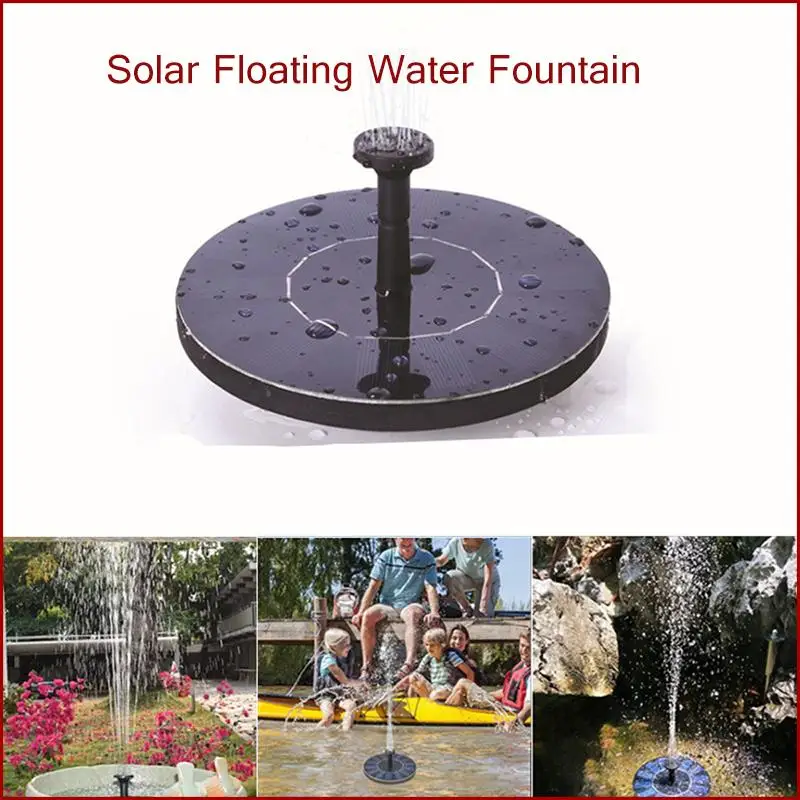 Mini Solar Floating Water Fountain for Garden Pool Pond Decoration