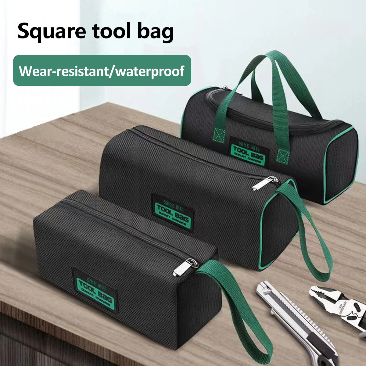 Multifunctional Tool Bag Oxford Cloth Storage Bag Waterproof Thickened Portable Electrician Handbag Professional Maintenance Bag