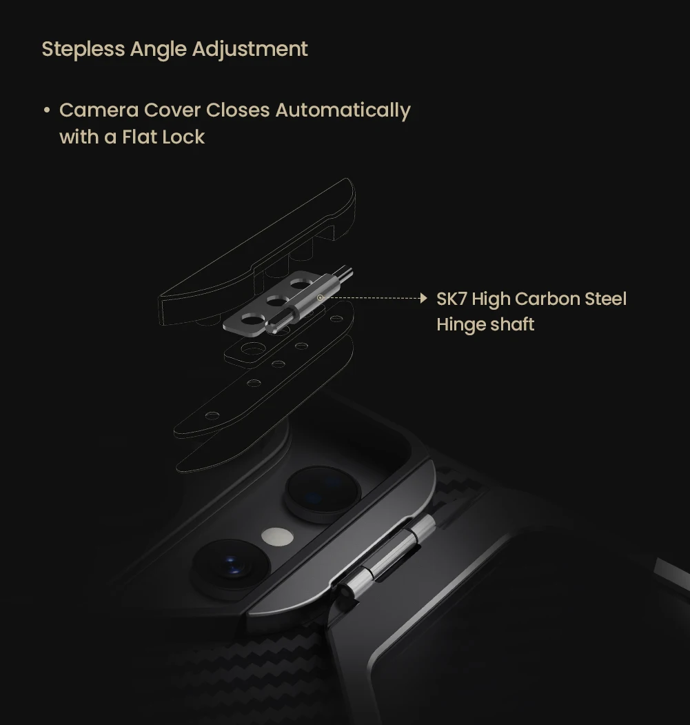 

For Samsung Galaxy S26 Ultra 5G Nillkin case CarboProp Lens Shockproof Magnetic Adapt Camera With Stand Back Cover Protection