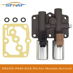 STPAT 28250-P6H-024 Transmission Dual Linear Shift Solenoid with Gasket For Honda Acura Accord Odyssey Prelude Pilot 28250P6H024