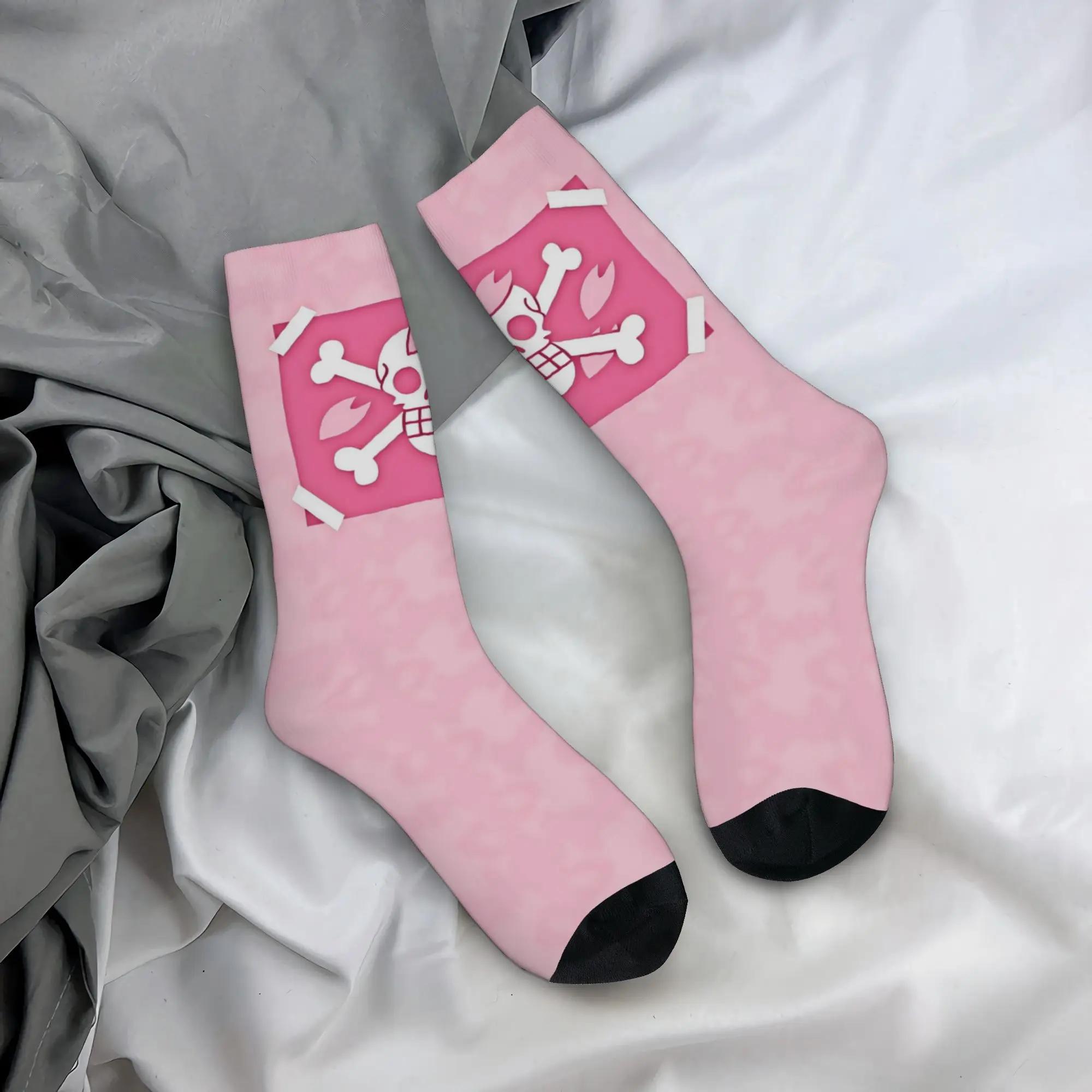 Funny Sock One Piece chopper Rock Seamless Pattern Printed Men Socks Casual Men's Socks