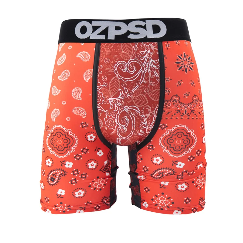 1PC OZPSD Sexy Men Underwear Boxer Cueca Male Panties Lingerie Men Underpants Boxershorts Boxerbriefs Plus Size Boxer Briefs