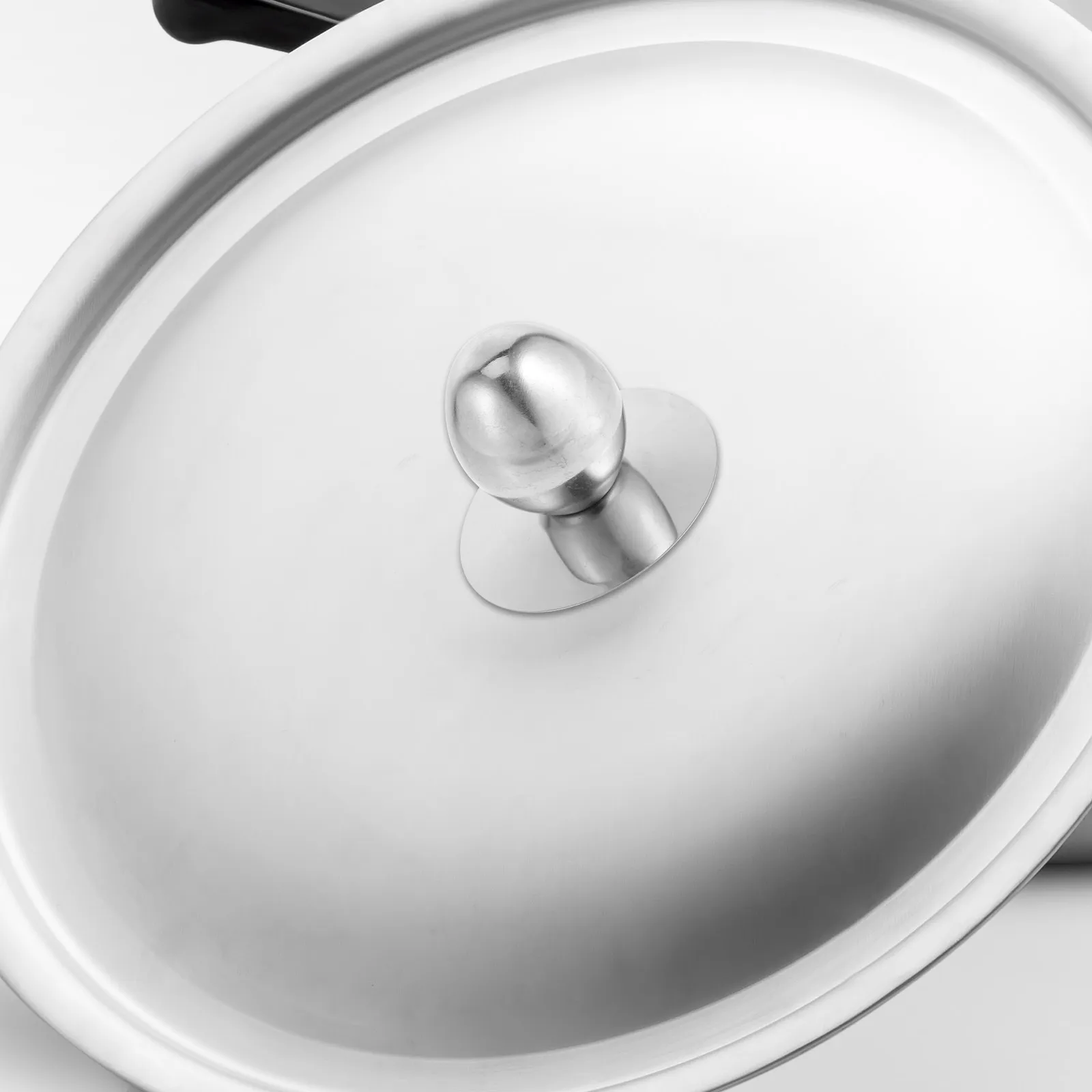 2Pcs Universal Pot Lid Replacement Knob Stainless Steel Pan Lid Handle for Slow Cookers Skillets Kitchen Cookware Silver