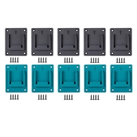 10Pcs Wall Mount Storage Mount Bracket Machine Holder Fixing Devices Electric Tool Fit For Makita 18V Battery