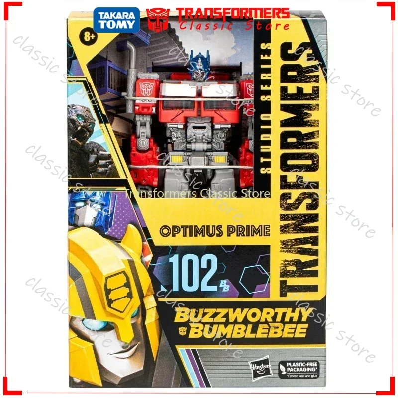 TransDevices Toys Buzzworthy Bumblebee StudioSeries SS-102BB Optimus Prime Classic Cybertron Autobots Figurines d'action à collectionner