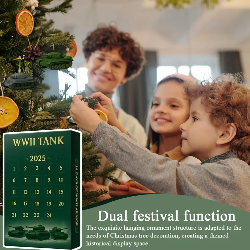 Advent Christmas Calendars 24-Day 2d Acrylic 2025 Collectible