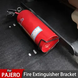 Fire Extinguisher Anti-Roll Bracket For V97 V93 V87 Mitsubishi Pajero Fire Extinguisher Stowing Tidying Montero Shogun Interior