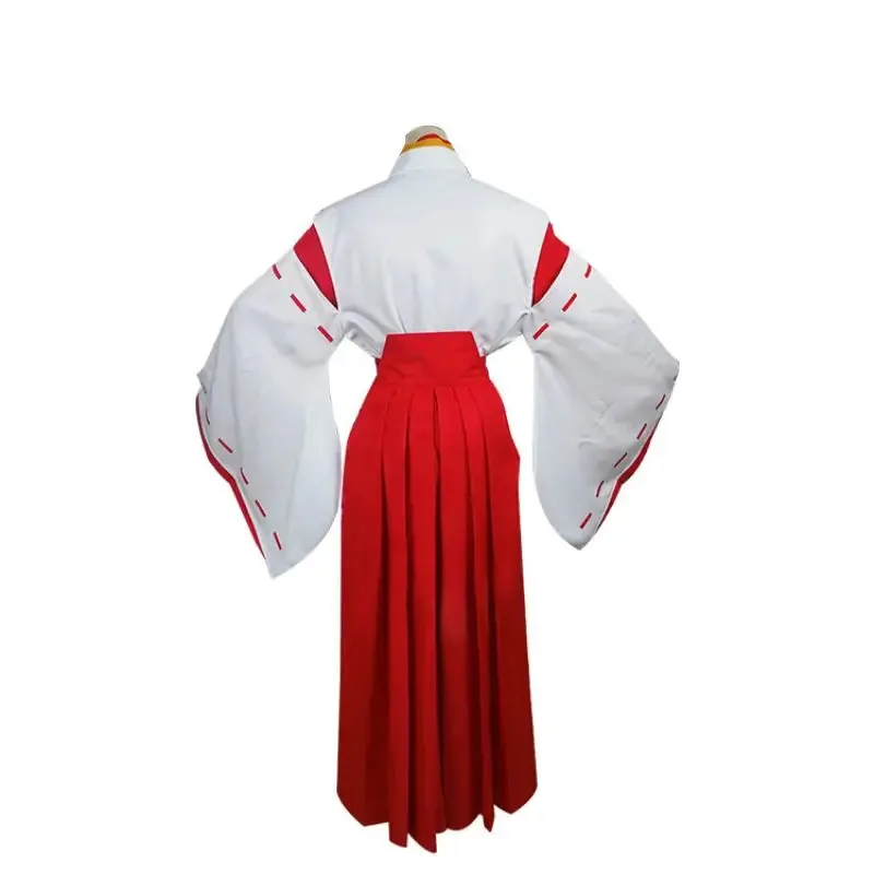 

Candy 2025Game Genshin Impact Hanachiru Sato Наборы кимоно для косплея Маска Мико Костюмы Хэллоуин Hanachirusato Японский Wafuku Clot