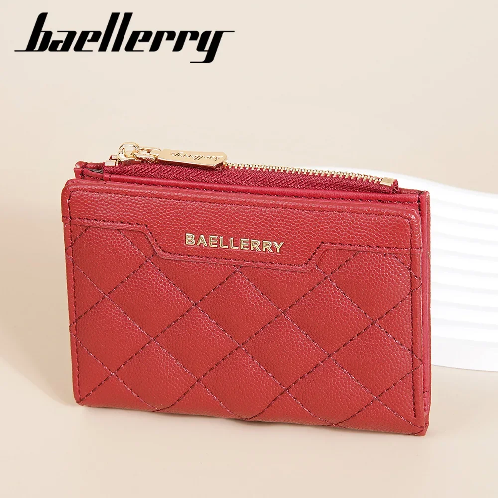 Fashion Wallet purse Short Women Wallet Baellerry cross wallet Quilted Multi Card Zipper Zero Wallet