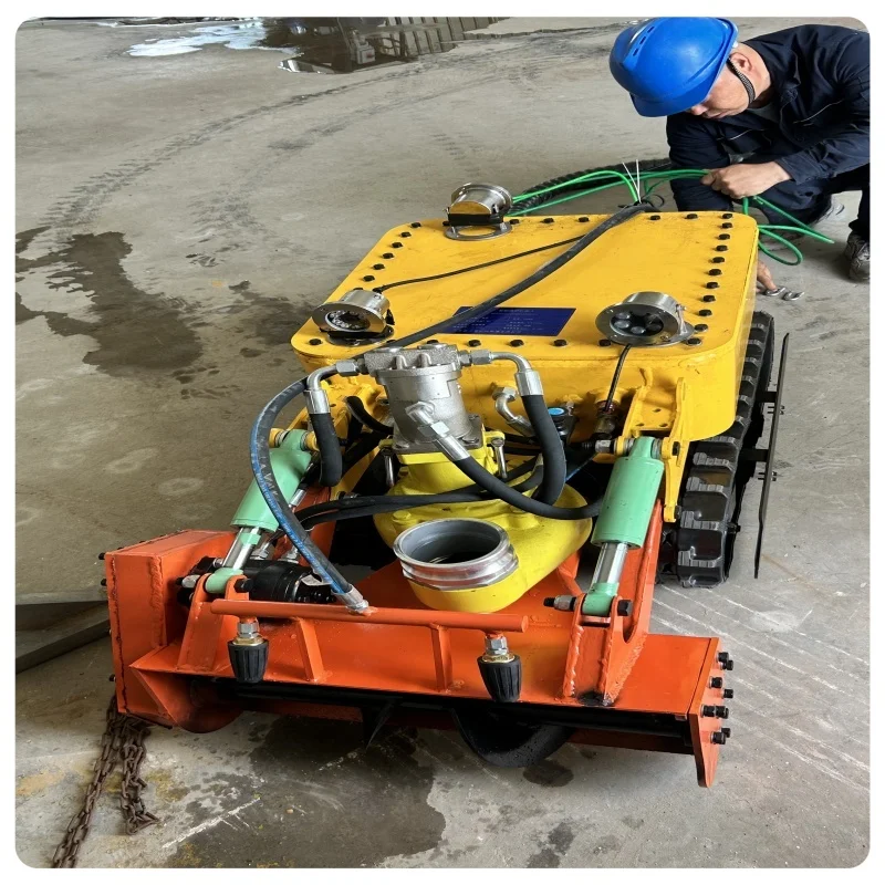 Dredging Robots, Underwater Dredging Equipment for Pipelines and Rivers, Fully Automatic Intelligent Dredging Machinery