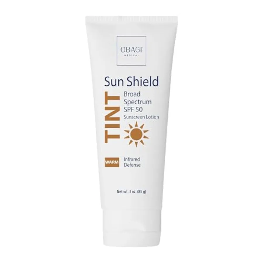 Uso en exteriores, a base de óxido de zinc, tinte transparente, protección solar no comedogénica de amplio espectro SPF 50